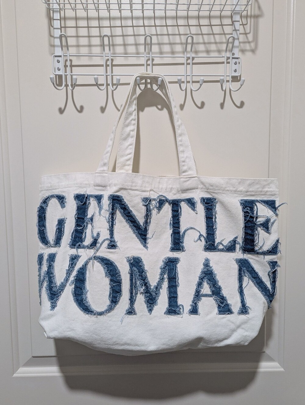 NWOT Gentle Woman Medium Denim Tote